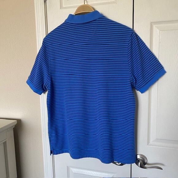 Club Room Estate Performance Polo Shirt Blue & Black Striped Short Sleeve Men XL - Picture 6 of 9
